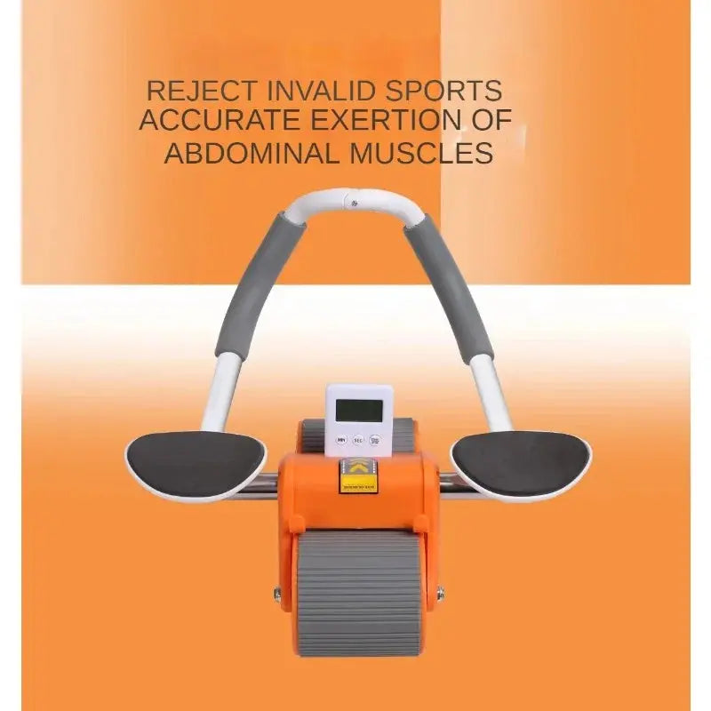 Auto Rebound Abs Wheel With Elbow Support strapfit